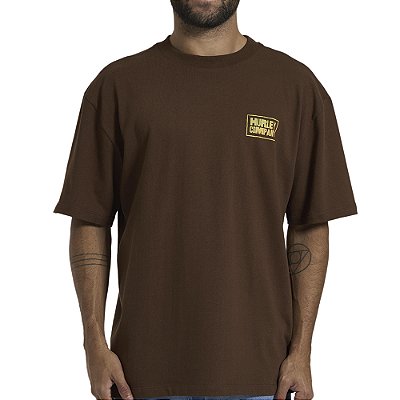 Camiseta Hurley Company Maxfit WT26 Masculina Marrom