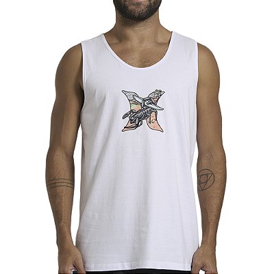 Regata Hurley Scorpion WT26 Masculina Branco