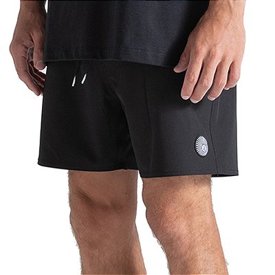 Bermuda Volcom Lido Solid Imp WT26 Masculina Preto