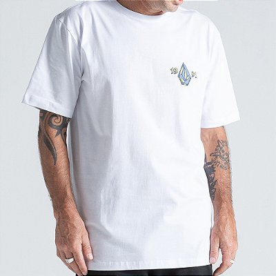 Camiseta Volcom Countertop WT26 Masculina Branco
