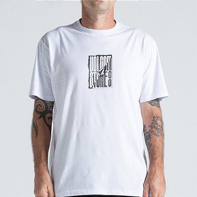 Camiseta Volcom Exacto WT26 Masculina Branco