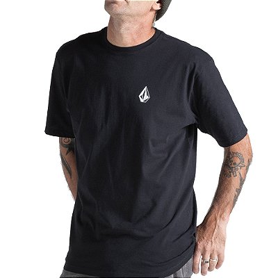 Camiseta Volcom Iconic Oversize WT26 Masculina Preto