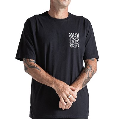 Camiseta Volcom Radiation WT26 Masculina Preto