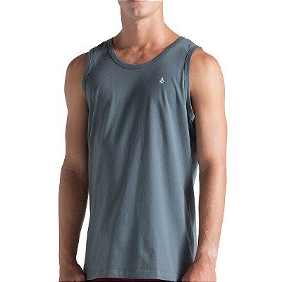 Regata Volcom Stone Blanks WT26 Masculina Cinza Chumbo