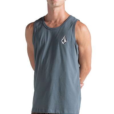Regata Volcom Iconic WT26 Masculina Cinza Chumbo