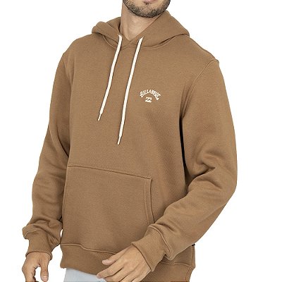 Moletom Billabong Canguru Small Arch WT25 Masculino Marrom