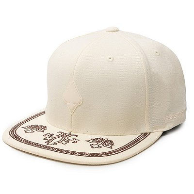 Boné MCD Aba Reta Fitão 1.10 Flexfit Off White