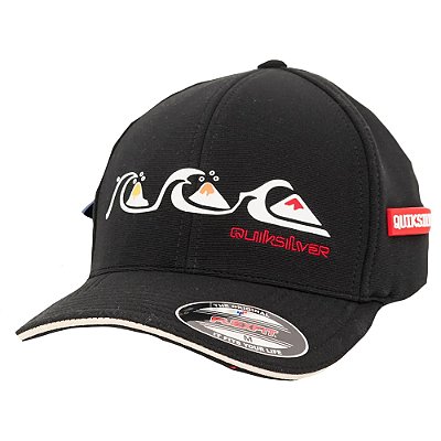 Boné Quiksilver Aba Curva Quikpin II Preto