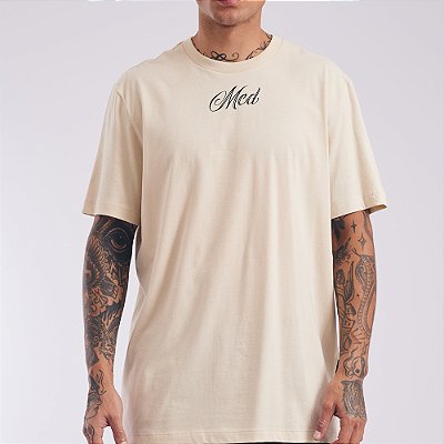 Camiseta MCD Costas Rosa Espinhos SM27 Bege Nevoeiro