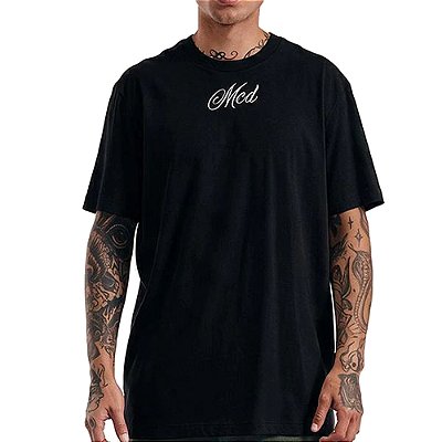 Camiseta MCD Costas Rosa Espinhos SM27 Masculina Preto