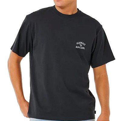 Camiseta Rip Curl Hawaii Ahi SM27 Masculina Preto