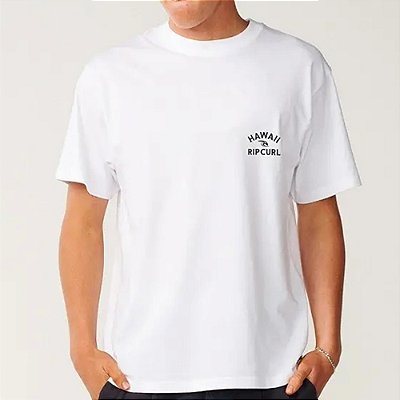 Camiseta Rip Curl Hawaii Ahi SM27 Masculina Branco