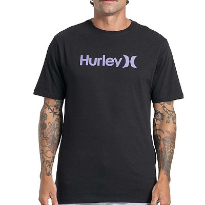 Camiseta Hurley O&O Solid SM27 Masculina Preto