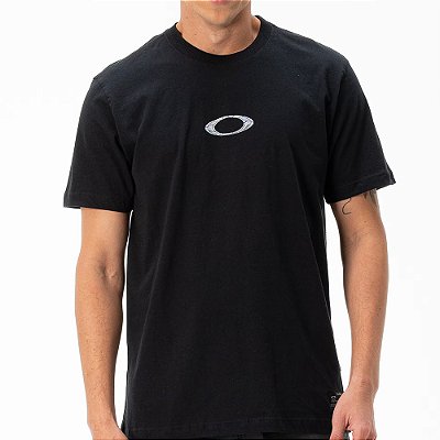 Camiseta Oakley Cyberflora Ellipse Gass SS SM27 Blackout