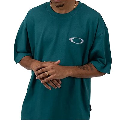 Camiseta Oakley Cyberflora Metal Blossom SM27 Mediterranean