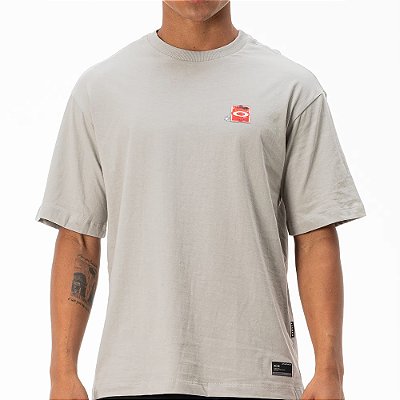 Camiseta Oakley Hologram Frog SS SM27 Masculina Cement