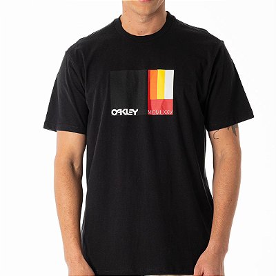 Camiseta Oakley B1B Trim SS SM27 Masculina Blackout