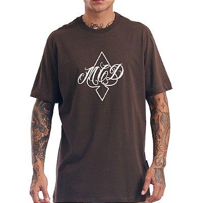 Camiseta MCD Espada Caligrafiti Curs SM27 Masculina Marrom