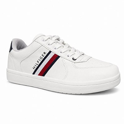 Tênis Tommy Hilfiger Stripe Atos Masculino White