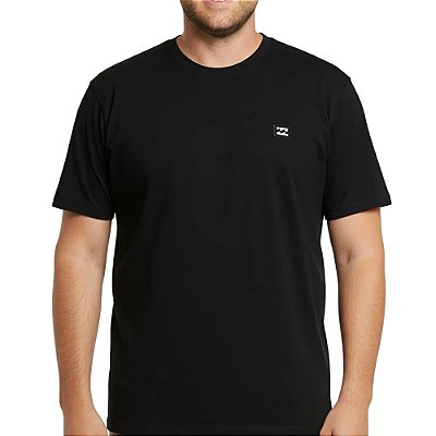 Camiseta Billabong Icon Patch Plus Size SM27 Masculina Preto