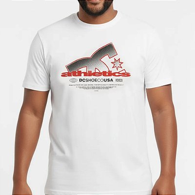 Camiseta DC Shoes Slathletic PS SM27 Masculina Branco