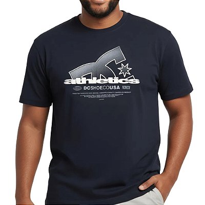 Camiseta DC Shoes Slathletic PS SM27 Masculina Marinho