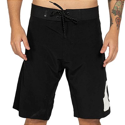 Bermuda Quiksilver Everyday Side Logo 21 S27 Masculina Preto
