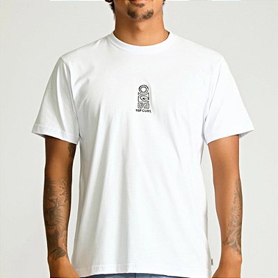 Camiseta Rip Curl Search SM27 Masculina Branco