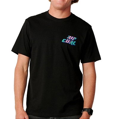 Camiseta Rip Curl Burner SM27 Masculina Preto