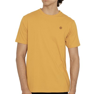 Camiseta Element Mini Emb SM27 Masculina Mostarda