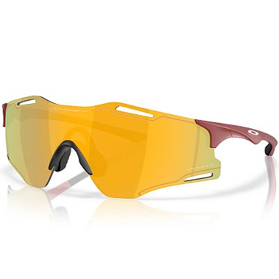 Óculos de Sol Oakley Cybr Zero Matte Burn Red Prizm 24K