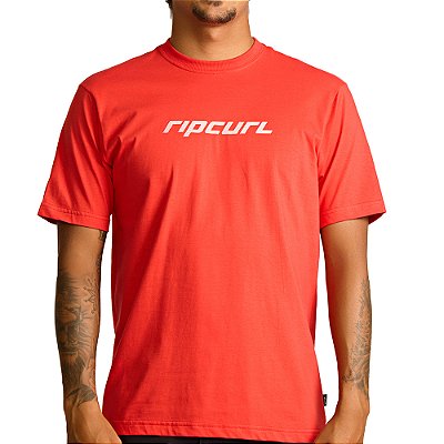 Camiseta Rip Curl Nu Dosed Sphere SM27 Masculina Lava Red