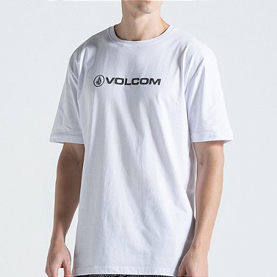 Camiseta Volcom New Euro SM27 Masculina Branco