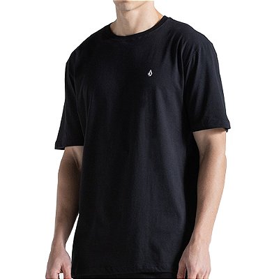 Camiseta Volcom Stone Blanks SM27 Masculina Preto