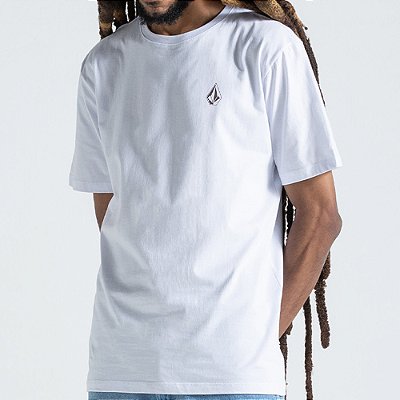 Camiseta Volcom Skidder SM27 Masculina Branco