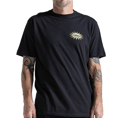Camiseta Volcom Sunlog SM27 Masculina Preto