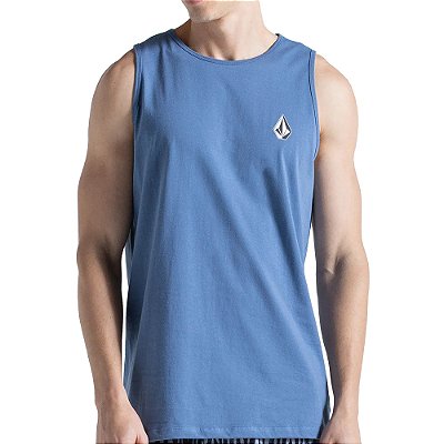 Regata Volcom Iconic SM27 Masculina Azul Escuro
