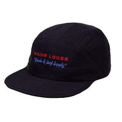 Boné Hang Loose Aba Reta Orbit SM27 Preto