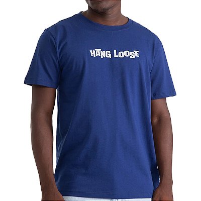 Camiseta Hang Loose Minecraft SM27 Masculina Marinho