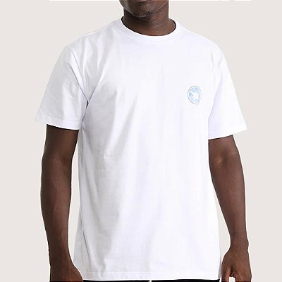 Camiseta Hang Loose Round SM27 Masculina Branco