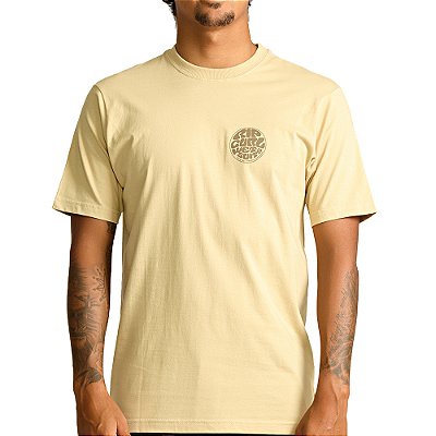 Camiseta Rip Curl Wettie Passage Icon SM27 Khaki Sand