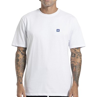 Camiseta Hurley Mini Icon SM27 Masculina Branco