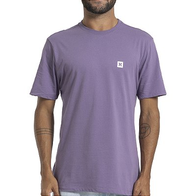 Camiseta Hurley Mini Icon SM27 Masculina Roxo