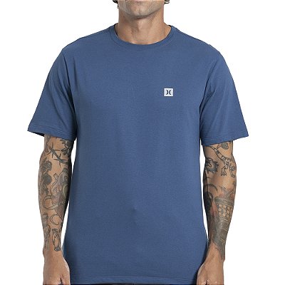 Camiseta Hurley Mini Icon Oversize SM27 Masculina Marinho