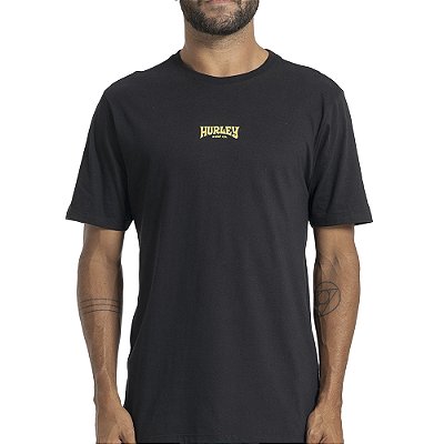 Camiseta Hurley Bells SM27 Masculina Preto