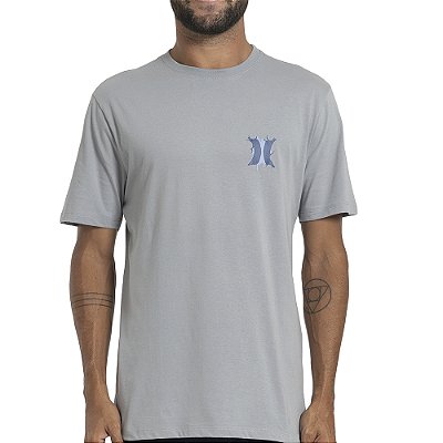 Camiseta Hurley Bombcloud SM27 Masculina Cinza