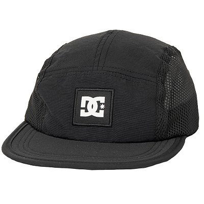 Boné DC Shoes Aba Reta Five Mesh SM27 Preto