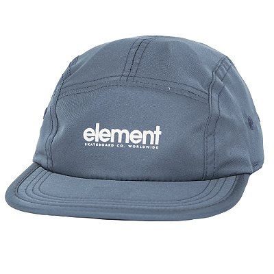 Boné Element Aba Reta 5 Panel Simple Logo SM27 Azul Escuro