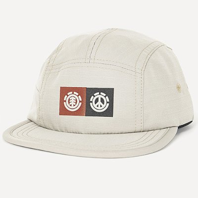 Boné Element Aba Reta 5 Panel SM27 Areia