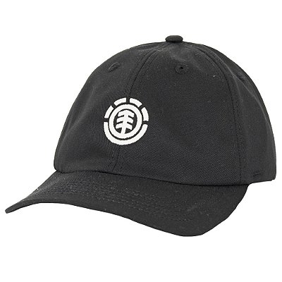 Boné Element Aba Curva Dad Cap Mini Embroidery SM27 Preto
